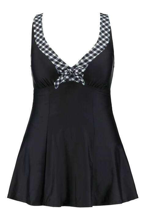 Badekleid, Softcups, Unterbrustband, Vorderfutter