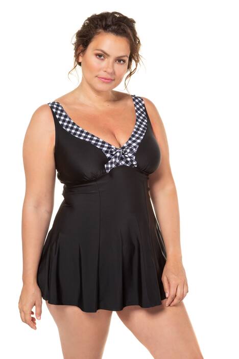 Badekleid, Softcups, Unterbrustband, Vorderfutter