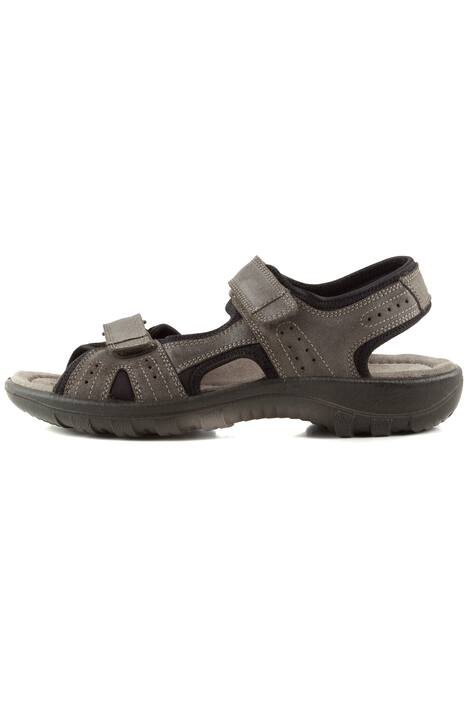 Herren-Sandale, Jomos, Leder, Klettverschluss