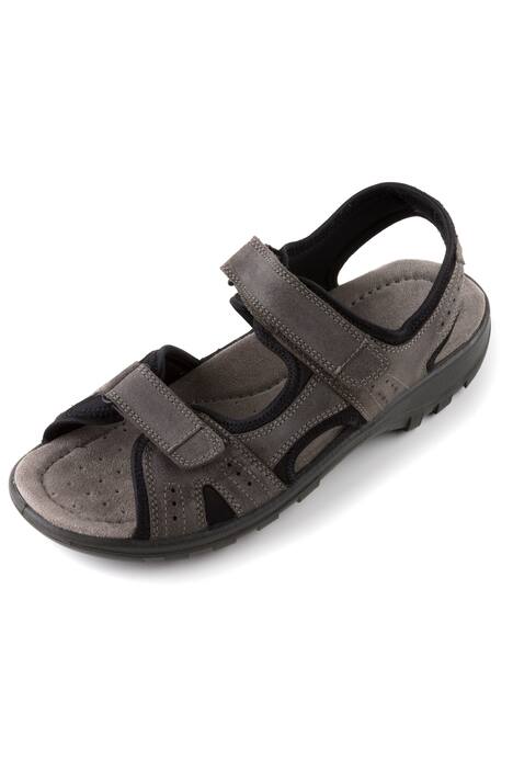 Herren-Sandale, Jomos, Leder, Klettverschluss