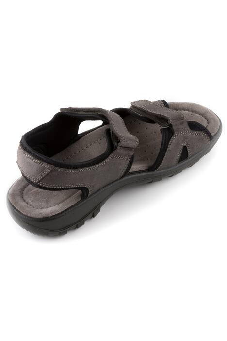 Herren-Sandale, Jomos, Leder, Klettverschluss