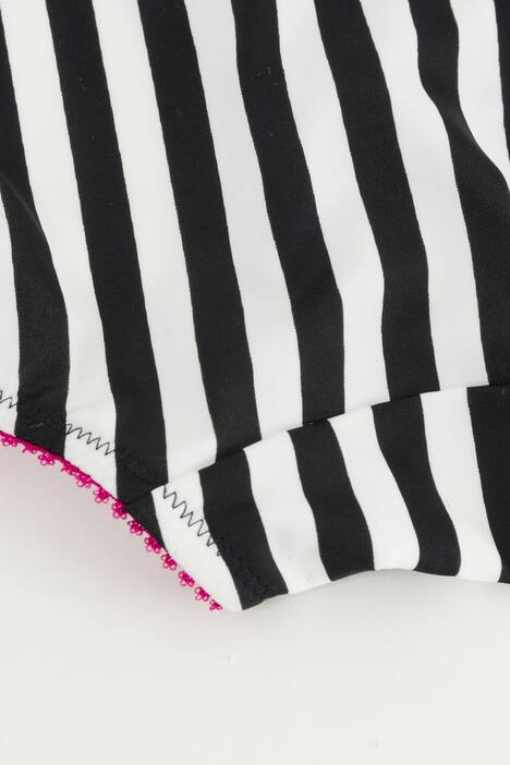 Jazzpants, Streifen, Spitzenbund, elastischer Jersey