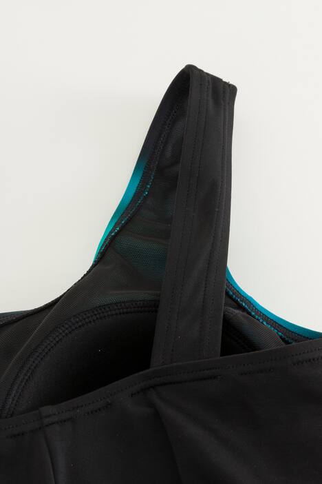 Badeanzug mit Schmetterlingsmotiv und geteiltem Träger