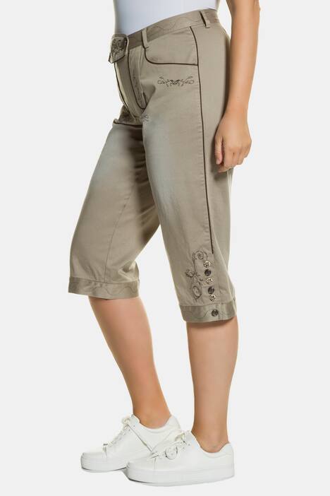 Trachtenhose, Lederoptik, Baumwollstretch