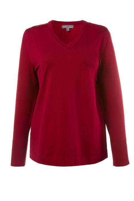 Viscose Blend V-Neck Sweater