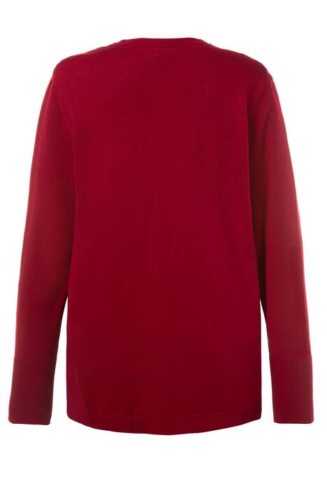 Viscose Blend V-Neck Sweater