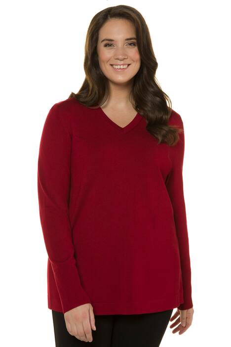 Viscose Blend V-Neck Sweater