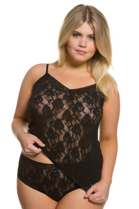 Hemdchen, 2er-Pack, transparente Spitze