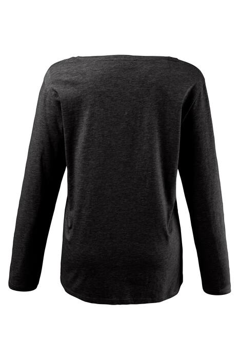 Basic-Shirt, Knopfleiste, Regular, Rundhalsausschnitt