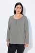 Basic Long Sleeve Round Neck Henley Tee