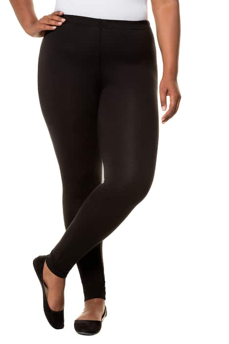 Stretch Knit Elastic Waist Slim Leggings