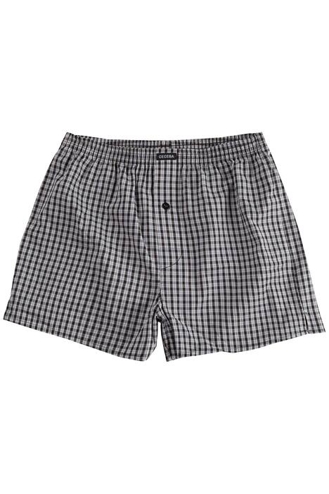 Boxer Shorts, Pack of 2, Check Patterns, Pure Cotton, Elasticated Waist