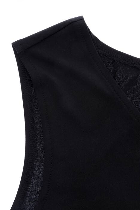Top, Rundhalsausschnitt, Elasthan, bis Gr. 66/68