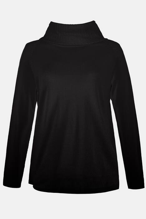 Ribbed Turtleneck L/S Wool Sweater