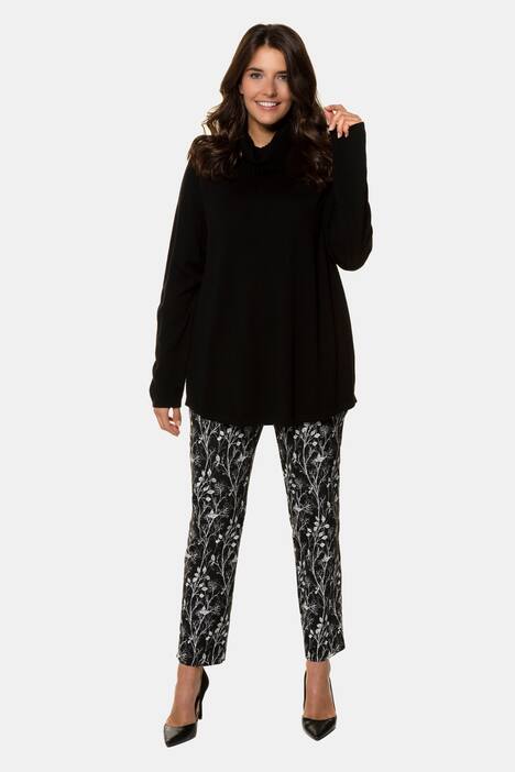 Ribbed Turtleneck L/S Wool Sweater