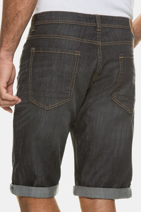 Bermuda, denim, 5 lommer, stretch, regular fit