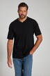 Camiseta JP 1880, básica, cuello de pico, hasta la talla 8 XL