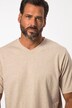 T-shirt JP 1880 Basic, col en V - jusqu'au 8 XL