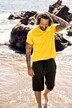 JP 1890 Basic T-shirt med V-udskæring, op til 8XL