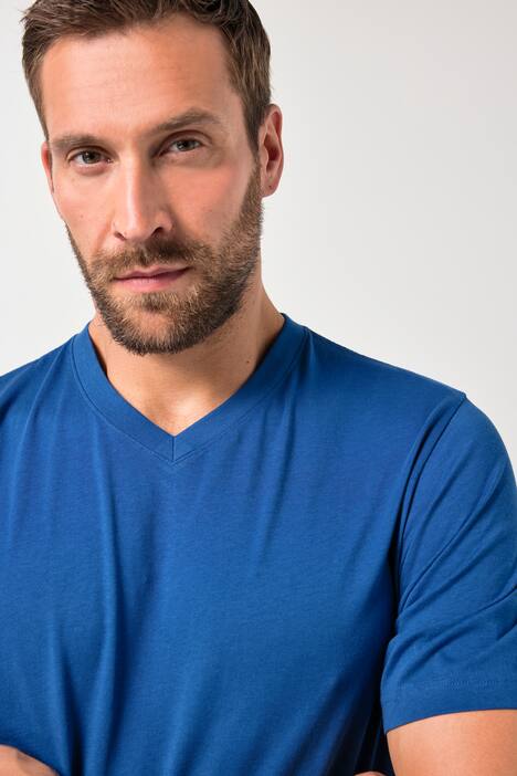 JP 1880 T-shirt, basic, V-hals, tot 8XL