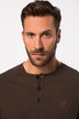JP1880 Henley, Basic, Shirt, Langarm, Knopfleiste, bis 8XL