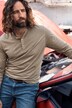 JP1880 Henley, Basic, Shirt, Langarm, Knopfleiste, bis 8XL