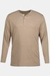 JP1880 Henley, Basic, Shirt, Langarm, Knopfleiste, bis 8XL