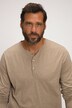 JP1880 Henley, Basic, Shirt, Langarm, Knopfleiste, bis 8XL