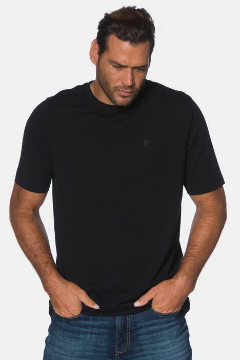 T-Shirt, Rundhals, gekämmte Baumwolle, bis 8XL
