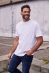T-Shirt, Basic, Rundhals, gekämmte Baumwolle, bis 10 XL