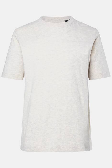 T-shirt, basic, ronde hals, gekamd katoen, tot 8XL
