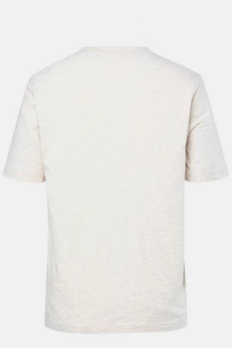T-shirt, basic, ronde hals, gekamd katoen, tot 8XL