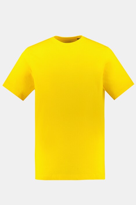 T-shirt, basic, ronde hals, gekamd katoen, tot 8XL