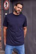 T-shirt, basic, ronde hals, gekamd katoen, tot 8XL