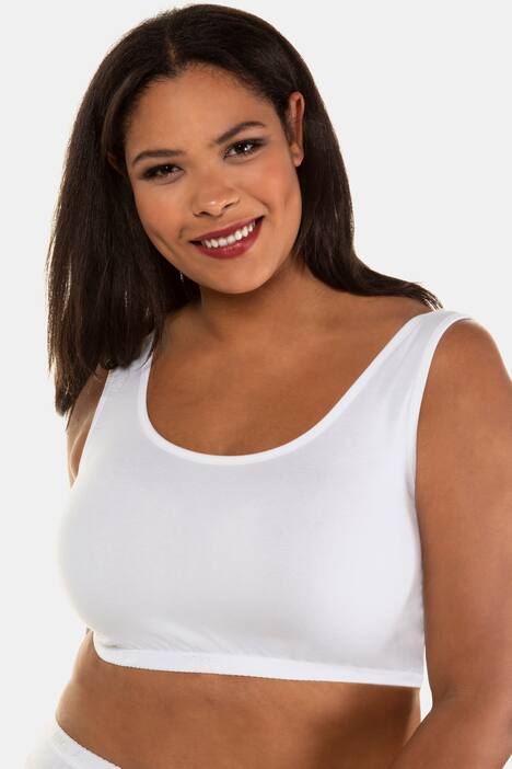 Bustier, breite Träger, Unterbrustband