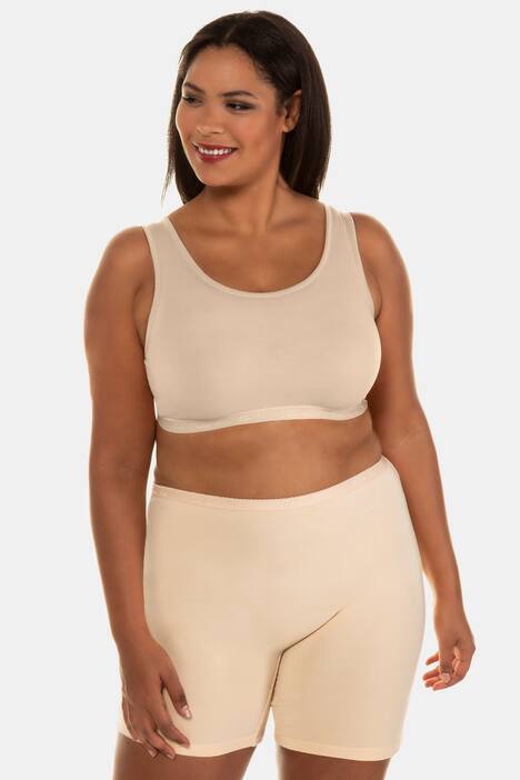 Bustier, breite Träger, Unterbrustband