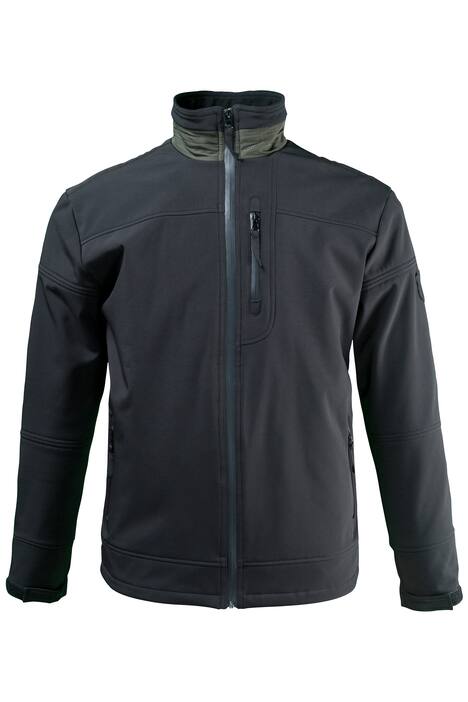 Softshelljacke, Futter, wasserabweisend, wasserdicht