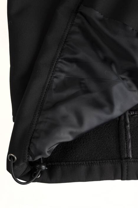 Softshelljacke, Futter, wasserabweisend, wasserdicht