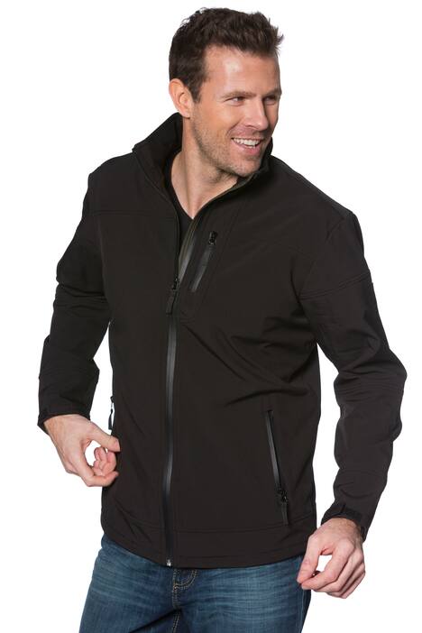 Softshelljacke, Futter, wasserabweisend, wasserdicht