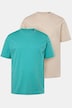 JP 1880 T-shirts, basic, set van 2, ronde hals, tot 8XL