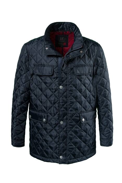 Diamond Quilted Snap Detail Lined Jacket
