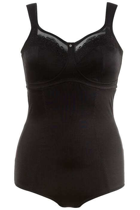 Lace Trim Body Shaping Bodysuit Shape Hold Medium