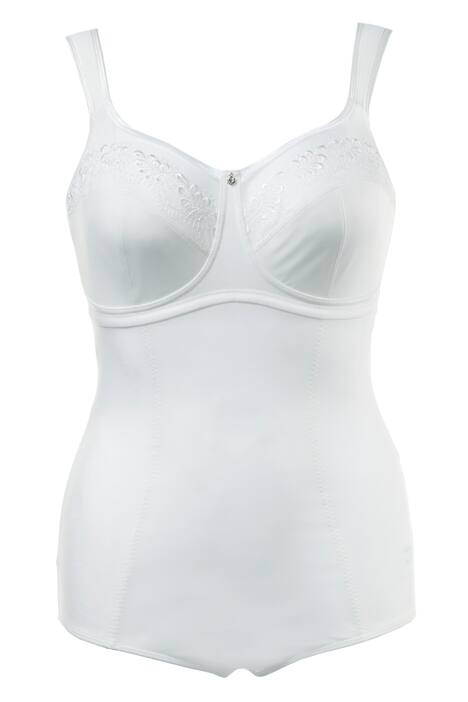 Lace Trim Body Shaping Bodysuit Shape Hold Medium