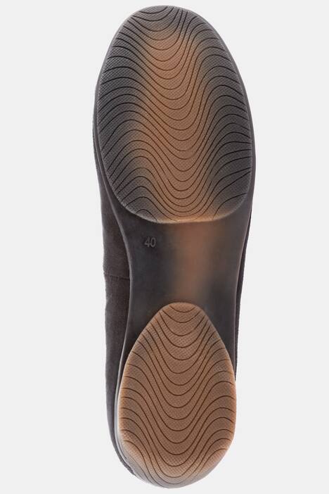 Ballerinas, Velourslederoptik, Weite H