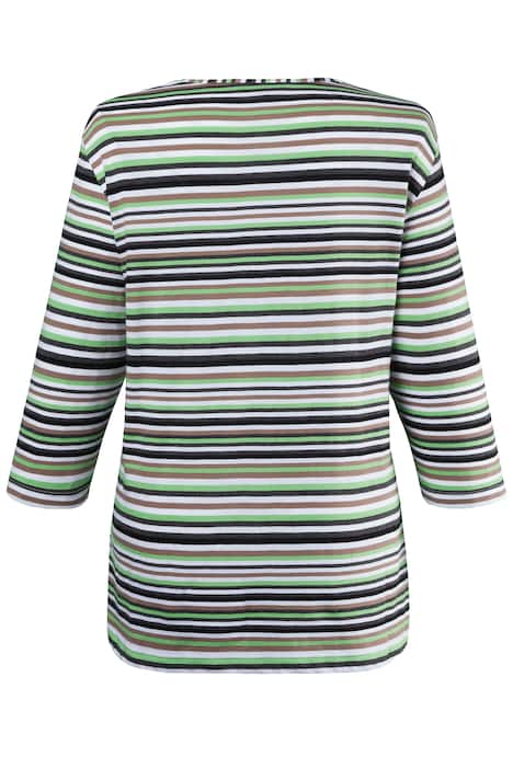 Grass Green Stripe Tee