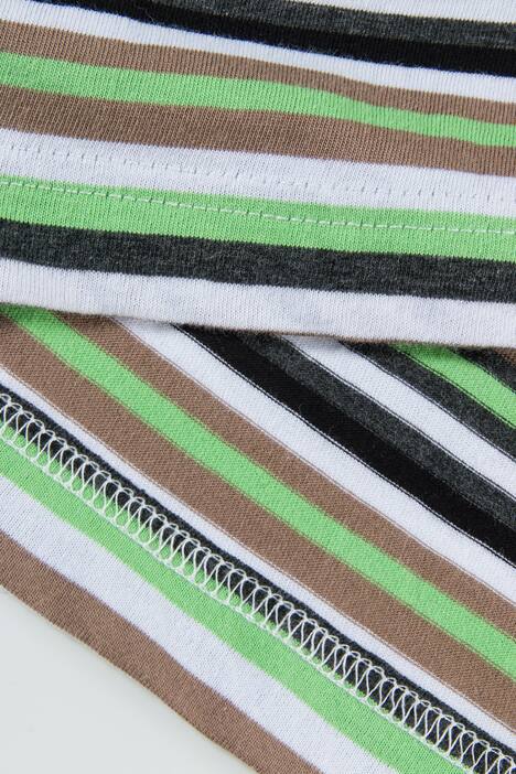 Grass Green Stripe Tee