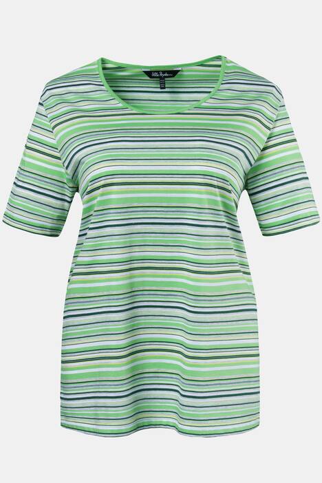 Ringelshirt, Rundhalsausschnitt, 100 % Baumwolle