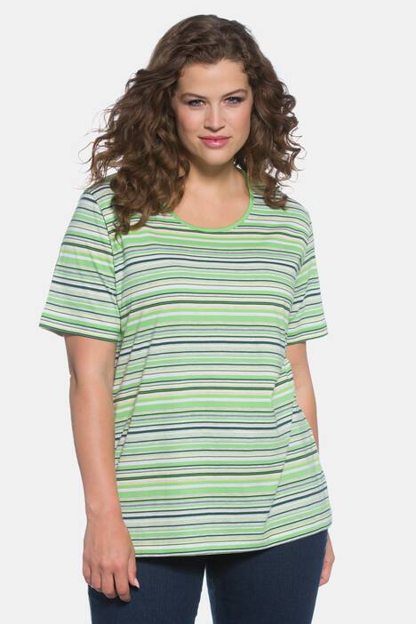 Ringelshirt, Rundhalsausschnitt, 100 % Baumwolle