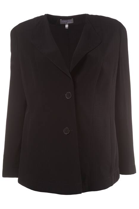 Jacke, Knopfverschluss, Crêpe-Qualität, Blazer, selection