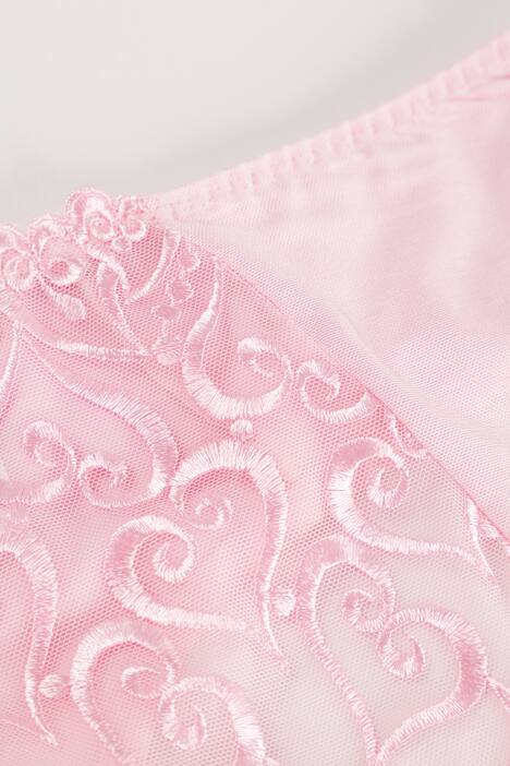 Heart Embroidered Thong